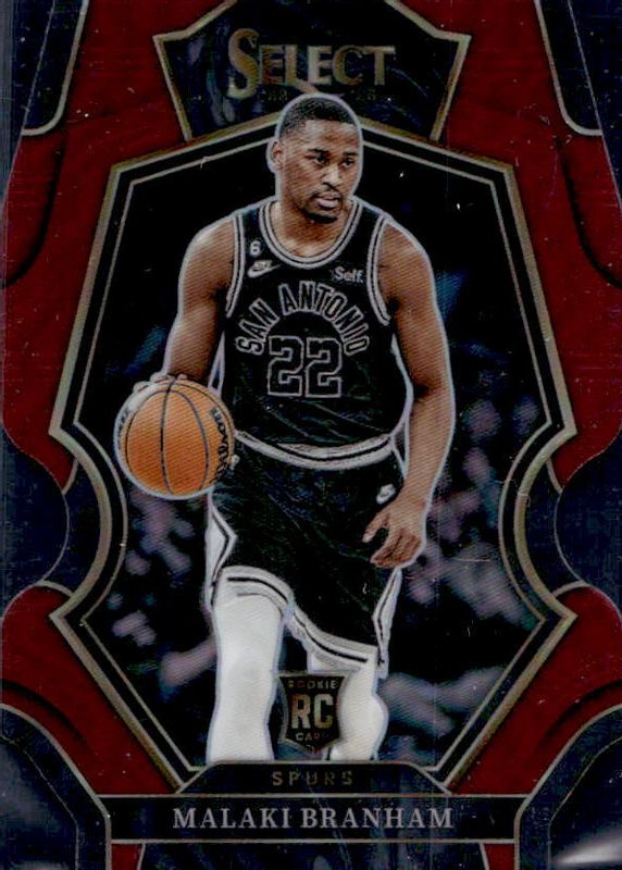 Malaki Branham 2022 Select #171 Premier Level Maroon Die-Cut /175 Rookie RAW