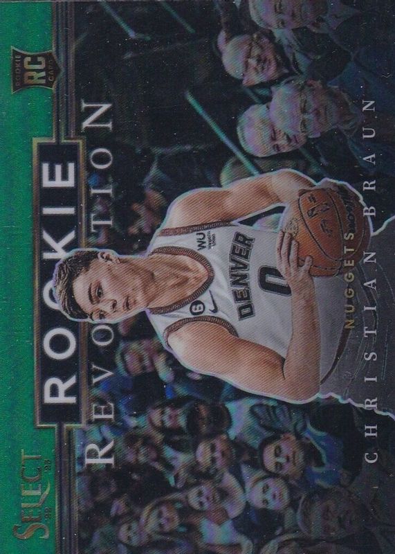 Christian Braun 2022 Select #13 Rookie Revolution - Green PSA 10