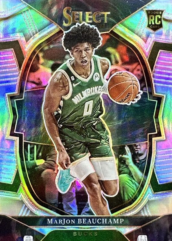 MarJon Beauchamp 2022 Select #75 Concourse Silver Rookie PSA 10