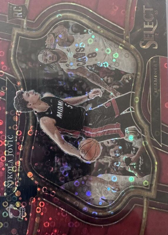 Nikola Jovic 2022 Select #270 Courtside Red Disco /49 Rookie SGC 10