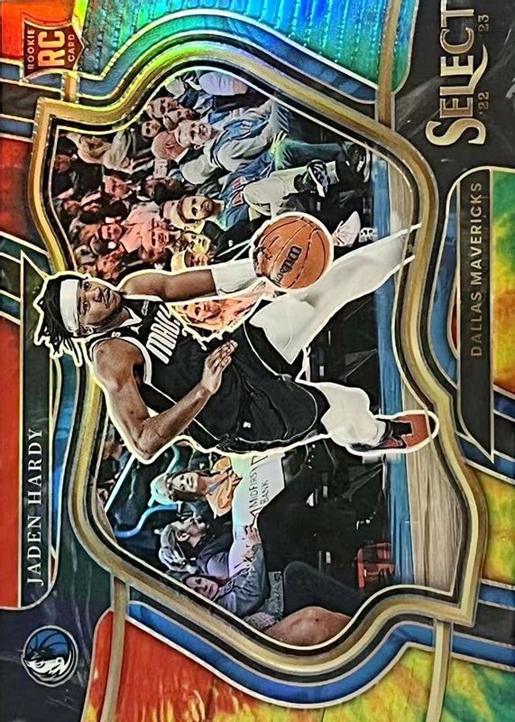 Jaden Hardy 2022 Select #281 Courtside Tie-Dye /25 Rookie RAW