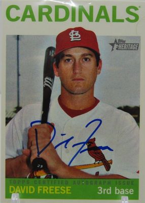 2013 Topps Heritage #ROA-DF Real One Autographs