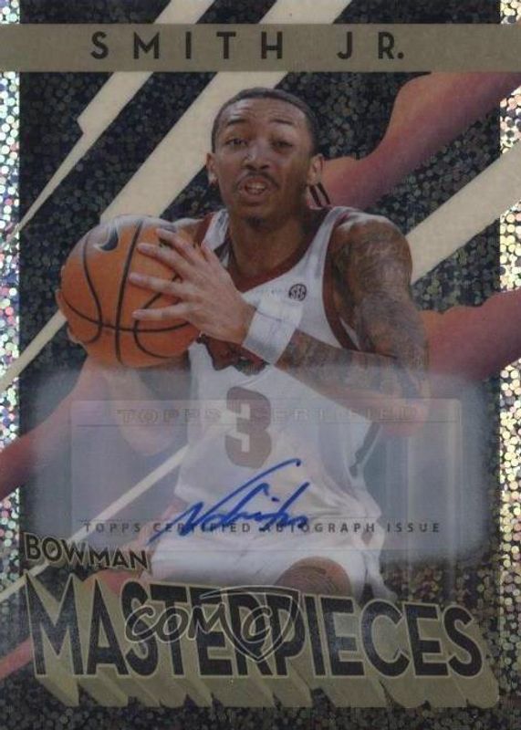 Nick Smith Jr. 2022 Bowman Best University #BOA-NS Best of 2022 Autographs - Speckle Refractor /25 RAW
