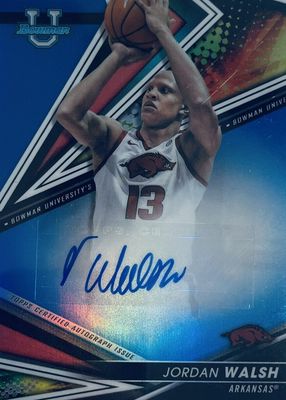 2022 Bowman Best University #BOA-JW Best of 2022 Autographs - Blue Refractor /150