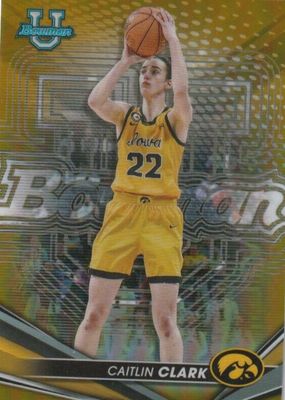 2022 Bowman Best University #50 Gold Refractor /50