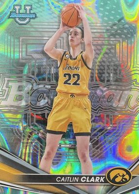 2022 Bowman Best University #50 Aqua Lava Refractor /199