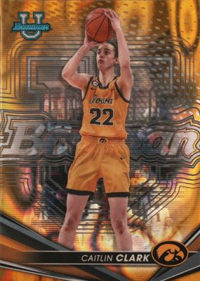 2022 Bowman Best University #50 Gold Lava Refractor /75