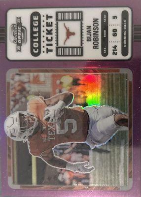 2023 Chronicles Draft Picks #9 Contenders Optic - Purple /49