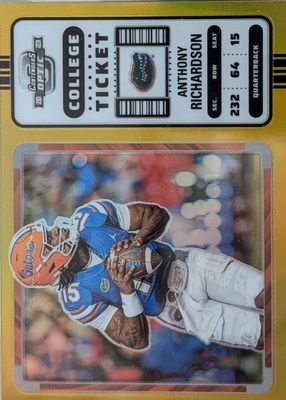 2023 Chronicles Draft Picks #4 Contenders Optic - Gold /10
