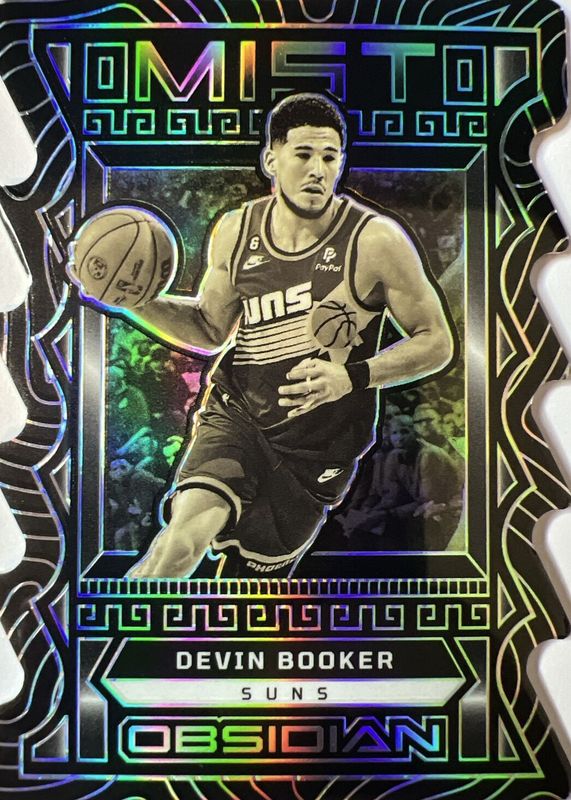 Devin Booker 2022 Obsidian #22 Mist /(SSP) PSA 9