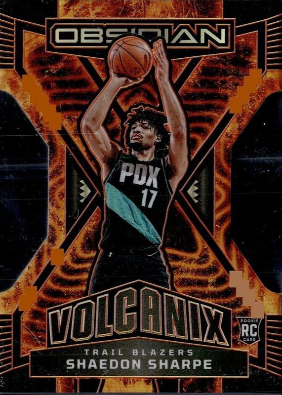 Shaedon Sharpe 2022 Obsidian #31 Volcanix /(SSP) Rookie RAW