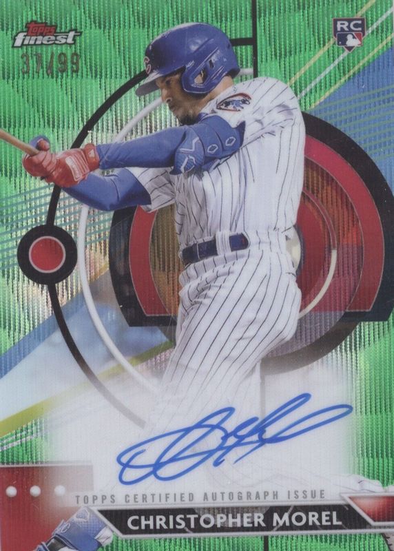 2023 Topps Finest #FA-CM Finest Autographs - Green Wave Refractor /99