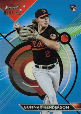 2023 Topps Finest #100 Blue Refractor /150