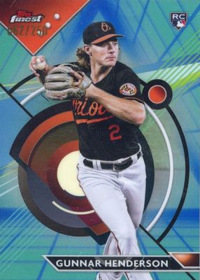 2023 Topps Finest #100 Blue/Aqua Vapor Refractor /250