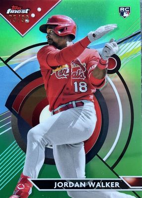 2023 Topps Finest #60 Green Refractor /99