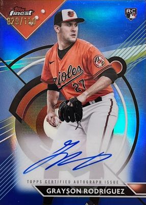 2023 Topps Finest #FA-GRO Finest Autographs - Blue Refractor /150