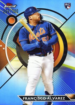 2023 Topps Finest #86 Sky Blue Refractor /300