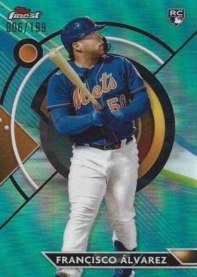 2023 Topps Finest #86 Aqua Refractor /199