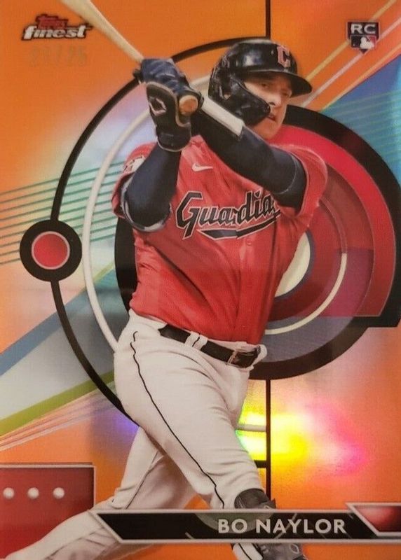 2023 Topps Finest #66 Orange Refractor /25