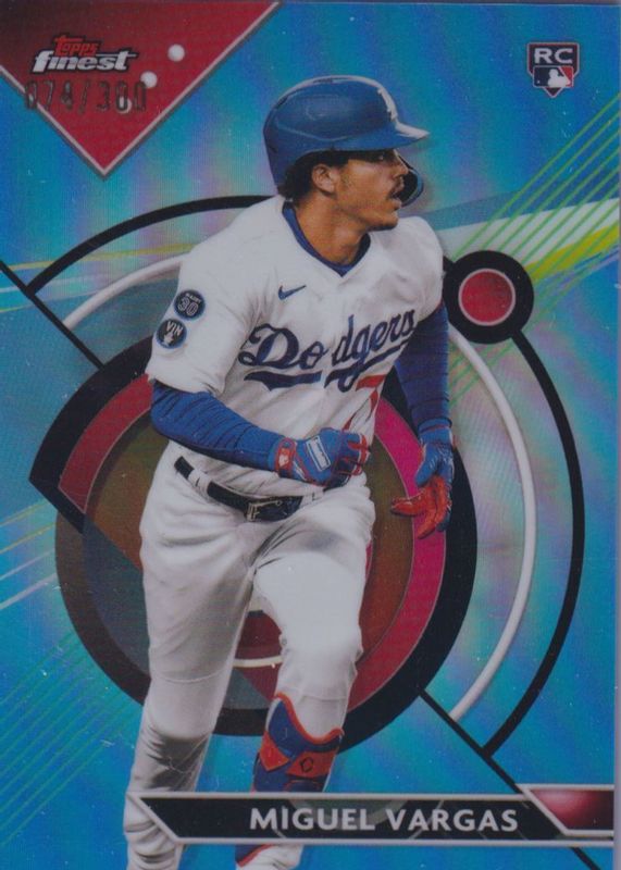 2023 Topps Finest #33 Sky Blue Refractor /300