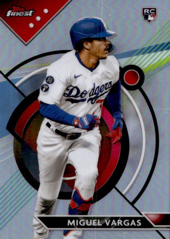 Miguel Vargas 2023 Topps Finest #33 Refractor Rookie RAW