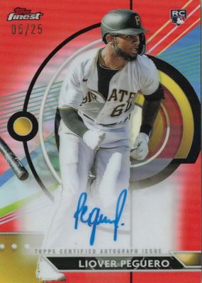 2023 Topps Finest #FA-LP Finest Autographs - Orange Refractor /25