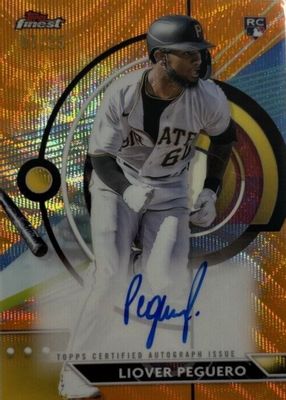 2023 Topps Finest #FA-LP Finest Autographs - Orange Wave Refractor /25