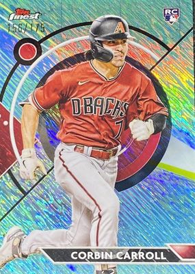2023 Topps Finest #24 Aqua Shimmer Refractor /175