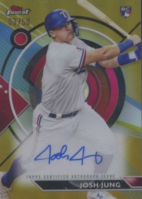 2023 Topps Finest #FA-JJ Finest Autographs - Gold Refractor /50