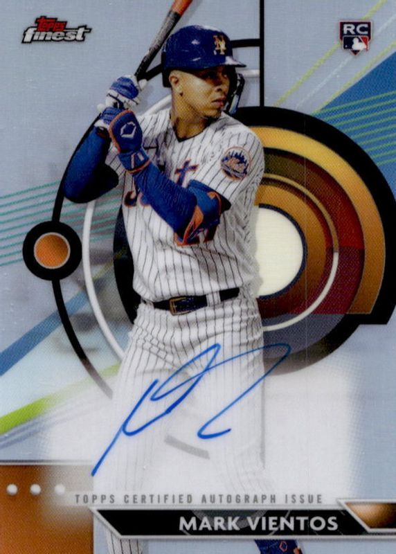 Mark Vientos 2023 Topps Finest #FA-MVI Finest Autographs