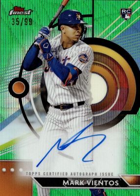 2023 Topps Finest #FA-MVI Finest Autographs - Green Wave Refractor /99
