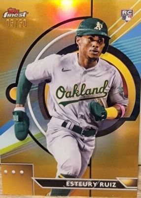 2023 Topps Finest #97 Gold Refractor /50