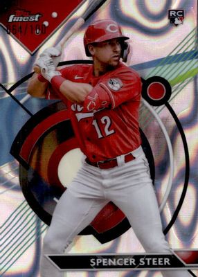 2023 Topps Finest #95 Lava Refractor /100