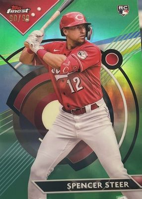 2023 Topps Finest #95 Green Refractor /99