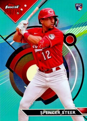 2023 Topps Finest #95 Aqua Refractor /199