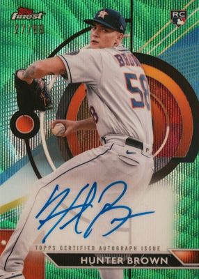 2023 Topps Finest #FA-HB Finest Autographs - Green Refractor /99