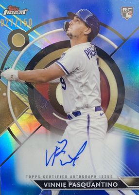 2023 Topps Finest #FA-VP Finest Autographs - Blue Refractor /150