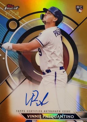2023 Topps Finest #FA-VP Finest Autographs - Gold Refractor /50