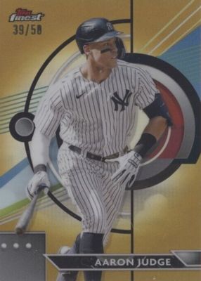 2023 Topps Finest #1 Gold Refractor /50