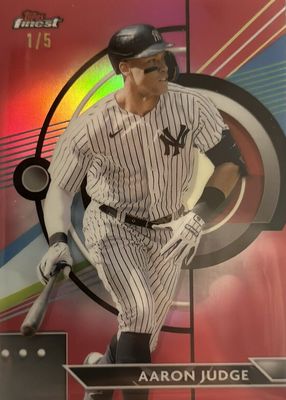 2023 Topps Finest #1 Red Refractor /5