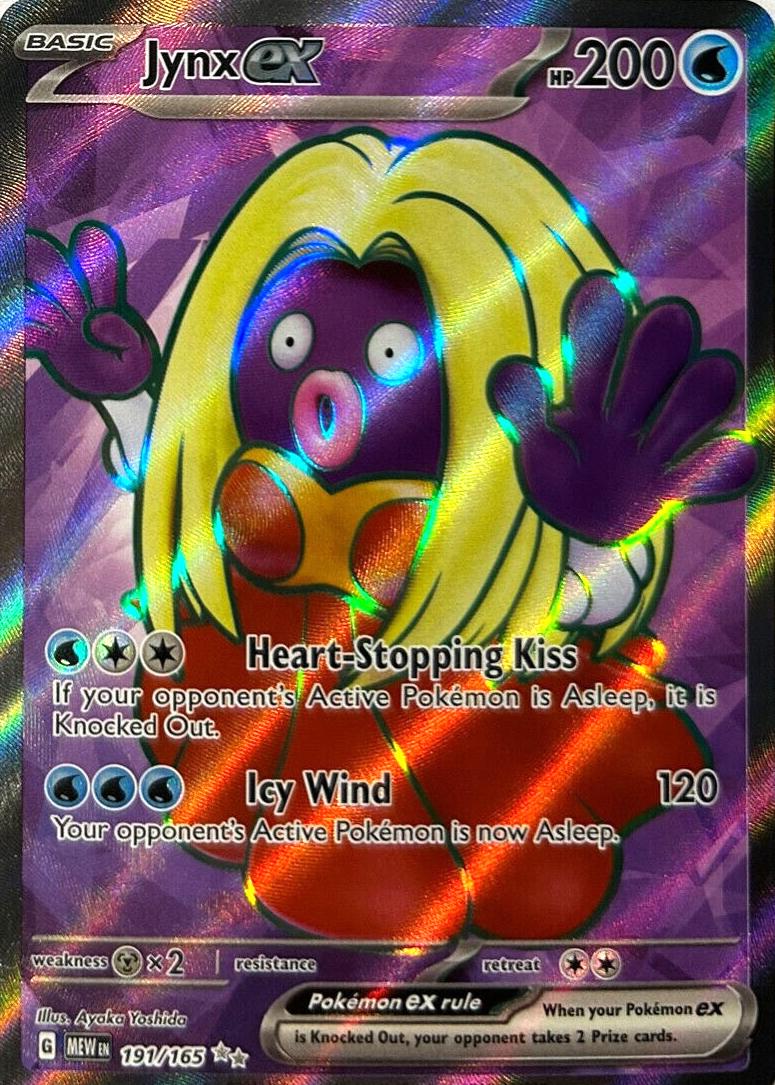 Jynx ex 2023 Scarlet & Violet: 151 #191/165 Ultra Rare Price Guide