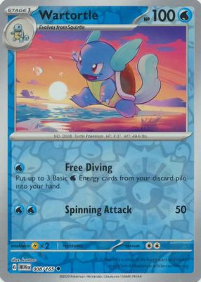 2023 ポケモンカード Wartortle ホロカード Wartortle Holo 002 Classic Collection CLK 2023 Japanese