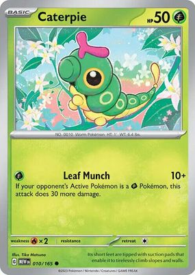 Caterpie 2002 Expedition #096/165 Base Price Guide - Sports