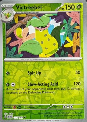 Victreebel 2023 Japanese Scarlet u0026 Violet: 151 #071/165 Master Ball Reverse  Holo Price Guide - Sports Card Investor