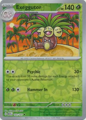Exeggutor Delta 2006 Prerelease ポケモンデルタ