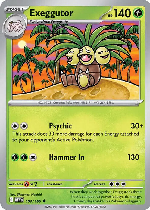 exeggcute pokemon card value EXEGGCUTE - Jungle - 52/64 - Common - Pokemon Card
