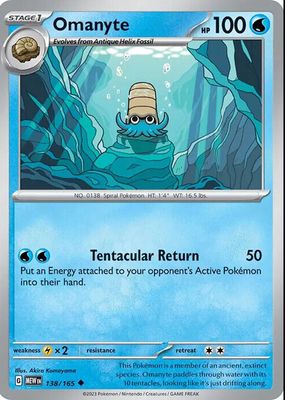 2023 Scarlet & Violet: 151 #138/165 Reverse Holo