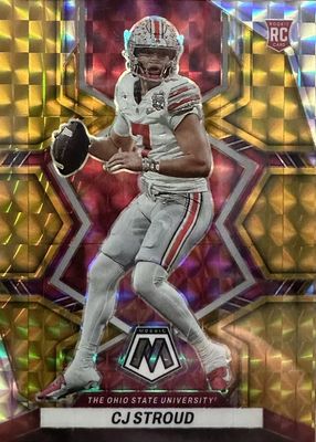 2023 Mosaic Draft Picks #3 Gold /10