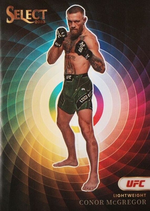 Conor McGregor 2023 Select UFC #3 Color Wheel /(SSP) PSA 7