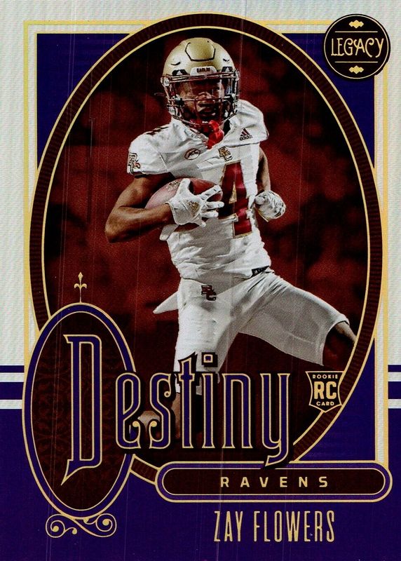 Zay Flowers 2023 Legacy #DS-14 Destiny /(SSP) Rookie RAW